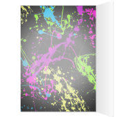 Personalized Black/Neon Splatter (Inside (Left))