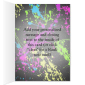 Personalized Black/Neon Splatter (Inside (Right))