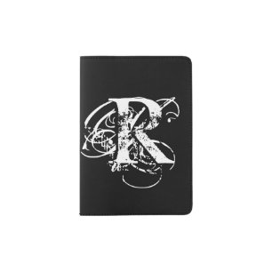 Personalized Black Passport Holder