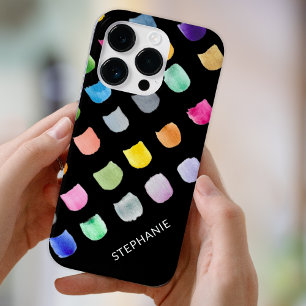 Personalized Black Pattern Case-Mate iPhone 14 Pro Case