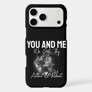 Personalized Black Photo Couple You and Me  iPhone 17 Pro Max Case