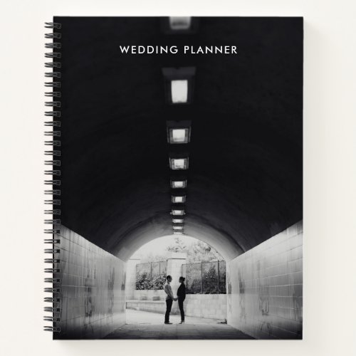 Personalized Black Photo Notebook