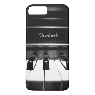 Personalized Black Piano iPhone 7 Plus Case