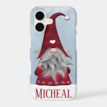 Personalized Black & Red Buffalo Plaid Holiday Elf