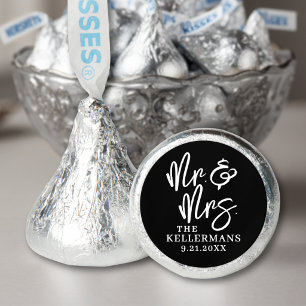 Personalized Black Wedding Hershey®'s Kisses®