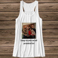Personalized Black White Cat Mom Family Pet Photo
