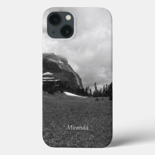 Personalized Black White Mountain Case_Mate i iPhone 13 Case