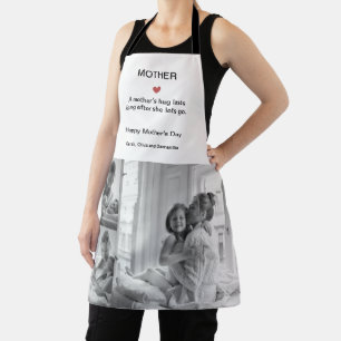 Personalized Black & White Photo Collage Apron