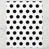 Personalized Black & White Polka Dots (Front)
