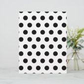 Personalized Black & White Polka Dots (Standing Front)