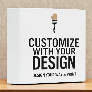 Personalized Blank Company Branded Custom 3 Ring Binder