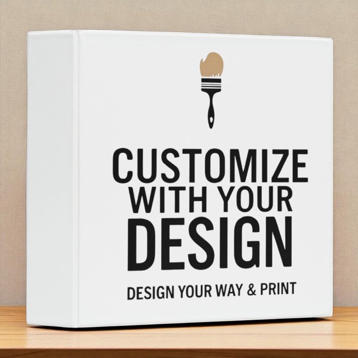 Personalized Blank Company Branded Custom 3 Ring Binder