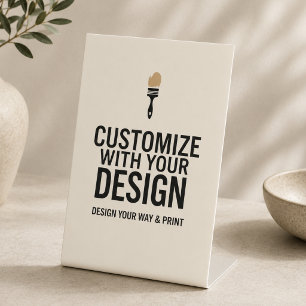 Personalized Blank Display Sign