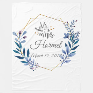 Personalized Blanket - Wedding Blanket
