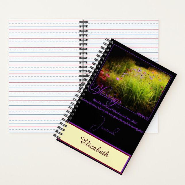 Personalized Blessings journal (Inside)