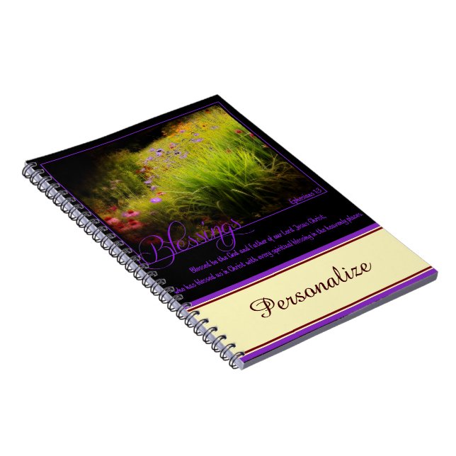 Personalized Blessings Notebook (Right Side)