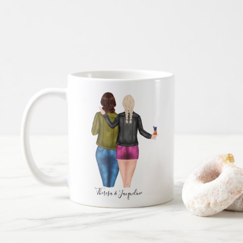 Personalized Blondes Make The Best Friends Coffee Mug