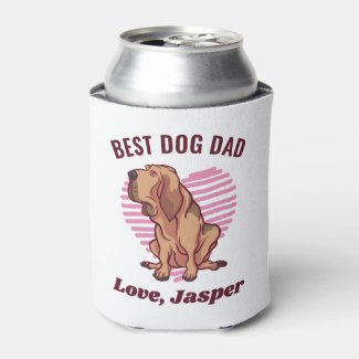 Personalized BloodHound Best Dog Dad Custom Text