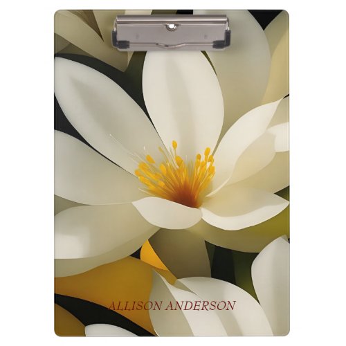 PERSONALIZED Bloodroot Harbingers of Spring Clipboard