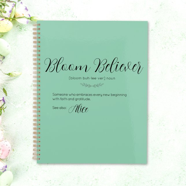 Personalized Bloom Believer Planner  (Personalized Bloom Believer Planner)