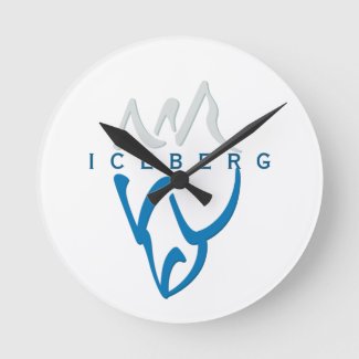 Personalized Blue Abstract Iceberg Inspirational