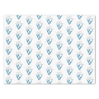 Personalized Blue Abstract Iceberg Inspirational