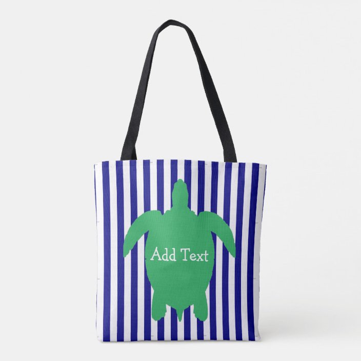 sea turtle beach bag