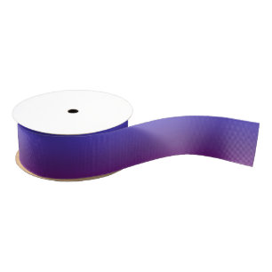 Personalized blue and purple ombre grosgrain ribbon