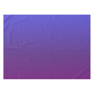 Personalized blue and purple ombre tablecloth