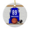 Personalized Blue and White Basketball Jersey
