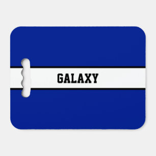 Personalized Blue and White Stripes Seat Cushion