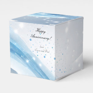 Personalized Blue Anniversary Gift Box 