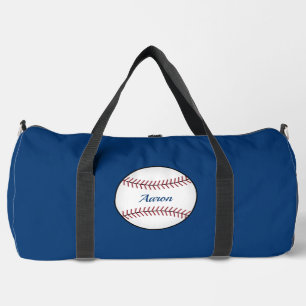  Personalized Blue Baseball Duffel Bag Gift