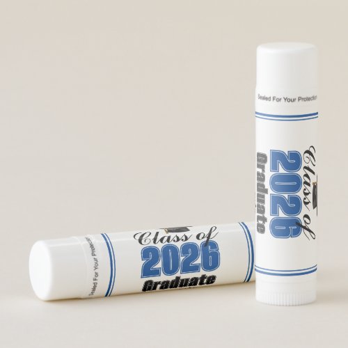 Personalized Blue Class of 2026 Graduation Party