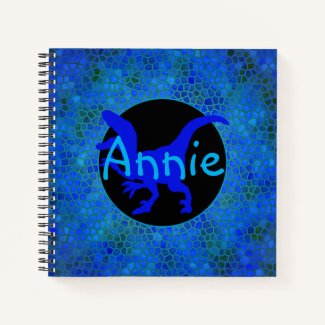 Personalized Blue Dinosaur Hide 