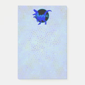 Personalized Blue Dinosaur 