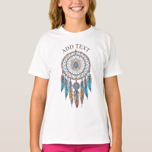 Personalized Blue Dreamcatcher Mystical T_Shirt