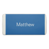 Personalized Blue Eraser (Front)