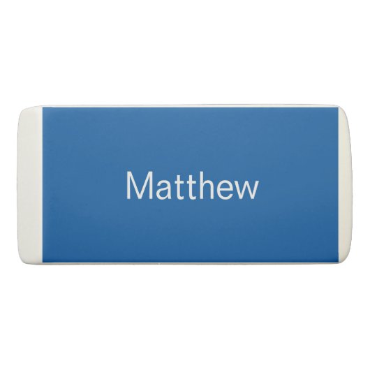 Personalized Blue Eraser (Back)