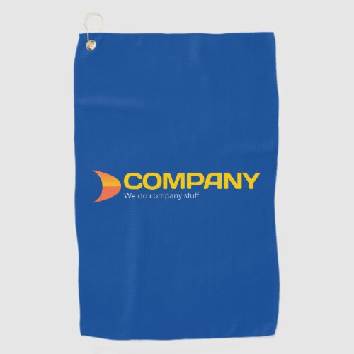 Personalized blue golf towel custom