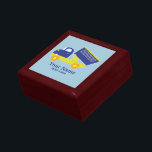 Personalized Blue & Green Construction Dump Truck Keepsake Box<br><div class="desc">This cute but rugged dump truck design is perfect for the boy (or girl) who loves construction trucks. The cab and dumping bed are royal blue and the truck base is light green. Personalize this keepsake box with your truck lover's name and add a birthdate or another line of text...</div>