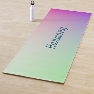 Personalized Blue Green Purple Rainbow Colors