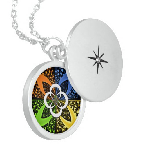 Personalized Blue Green Yellow Hears Jewelry