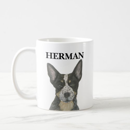 Personalized Blue Heeler Cattledog Coffee Mug