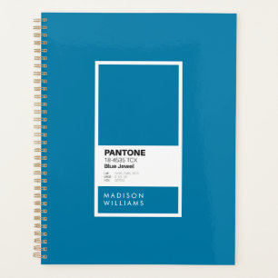 Personalized Blue Jewel Notebook   Custom Name 