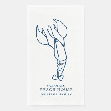 Personalized Blue Lobster - Beach House 