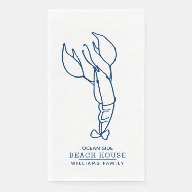Personalized Blue Lobster - Beach House 