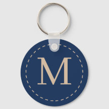 Personalized blue monogram
