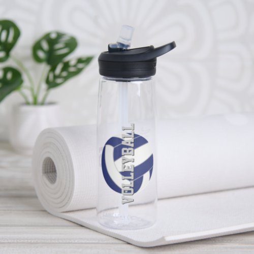 personalized blue or ANY color volleyball  Water Bottle