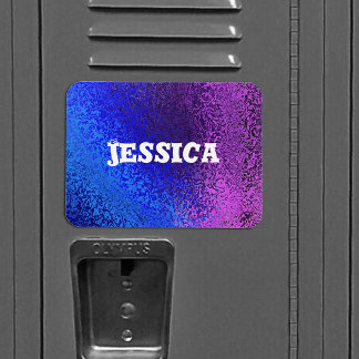 Personalized Blue & Purple Shiny Gradient Flexible Magnet